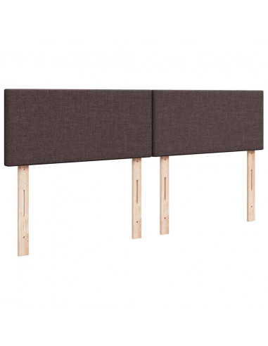 Struttura Letto Pouf con Materasso 200x200 cm in Tessuto