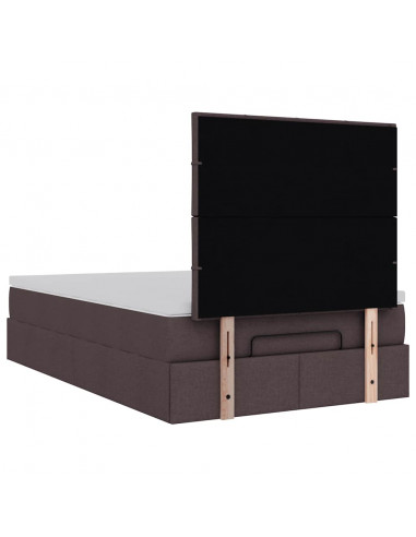 Struttura Letto Pouf con Materasso 80x200 cm in Tessuto