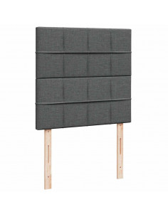 Struttura Letto Pouf con Materasso 180x200 cm in Tessuto