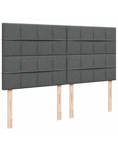 Struttura Letto Pouf con Materasso 180x200 cm in Tessuto