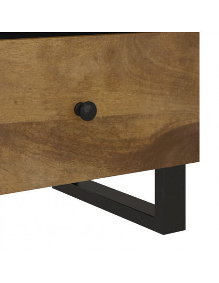 Comodini 2pz in Legno Massello di Mango e Legno Multistrato