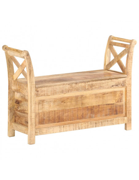 Panca per Ingresso 103x33x72 cm in Legno Massello di Mango