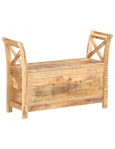 Panca per Ingresso 103x33x72 cm in Legno Massello di Mango