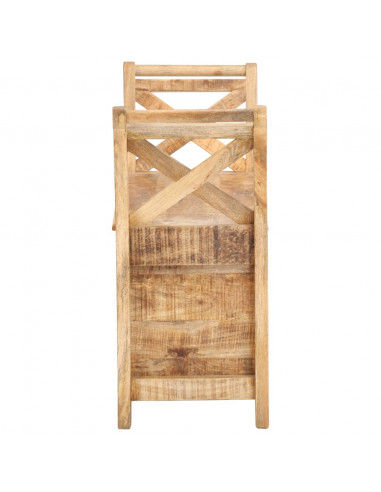 Panca per Ingresso 103x33x72 cm in Legno Massello di Mango