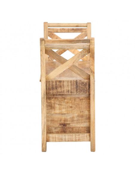 Panca per Ingresso 103x33x72 cm in Legno Massello di Mango