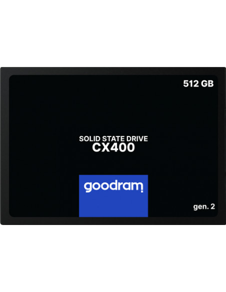 Goodram CX400 gen.2 2.5" 512 GB Serial ATA III 3D TLC NAND