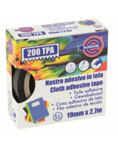 NASTRO TELA TPA200 NERO 19X2.7