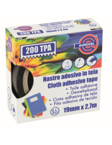NASTRO TELA TPA200 NERO 19X2.7