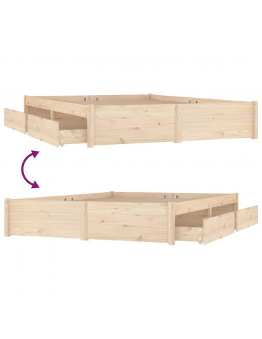 Giroletto con Cassetti 150x200 cm Super King