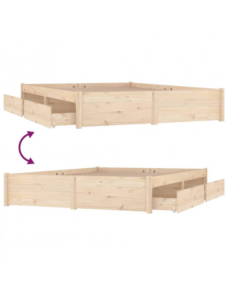Giroletto con Cassetti 150x200 cm Super King