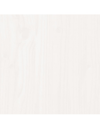 Giroletto con Testiera Bianco Small Double Legno Massello