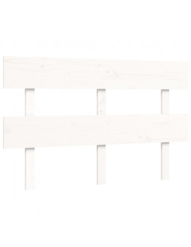Giroletto con Testiera Bianco Small Double Legno Massello
