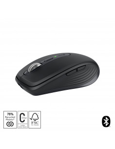 Logitech MX Anywhere 3S mouse Ufficio Mano destra RF senza fili + Bluetooth Laser 8000 DPI