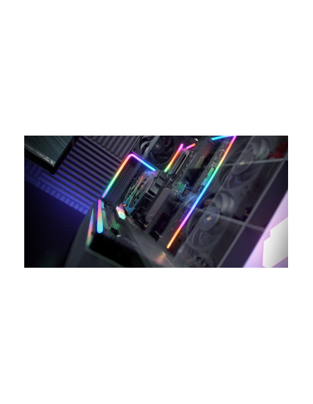 MARS GAMING LED STRIP RGB MLT-TWO 2x400mm ARGB HUB & MB COMP