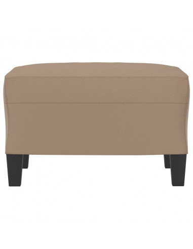 Poggiapiedi Cappuccino 60x50x41 cm in Similpelle