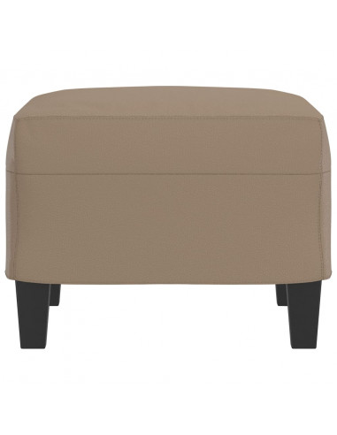 Poggiapiedi Cappuccino 60x50x41 cm in Similpelle