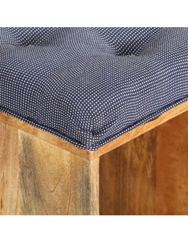 Panca da Ingresso 100x35x47 cm in Legno Massello di Mango