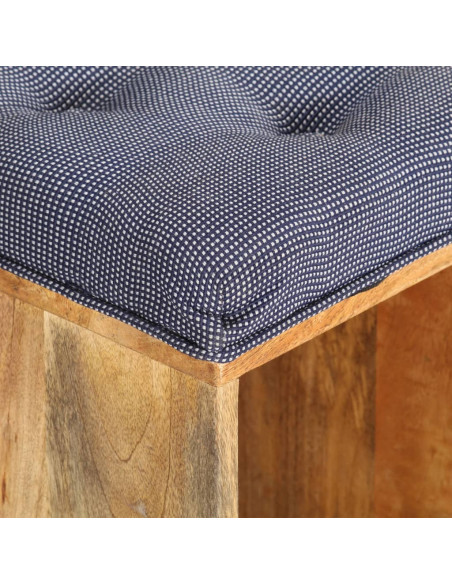 Panca da Ingresso 100x35x47 cm in Legno Massello di Mango