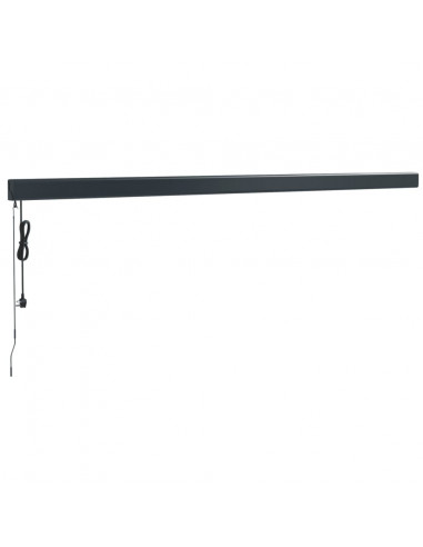 Tenda Sole Retrattile Gialla e Bianca 5x3 m Tessuto e Alluminio