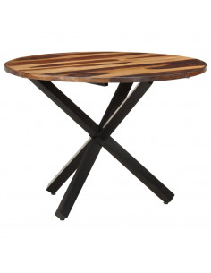 Tavolo da Pranzo 100x100x75 cm Legno di Acacia Finitura Miele