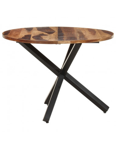 Tavolo da Pranzo 100x100x75 cm Legno di Acacia Finitura Miele