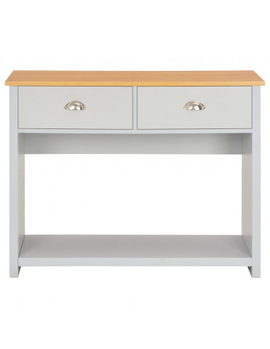 Tavolo Consolle Grigio 97x35x76 cm