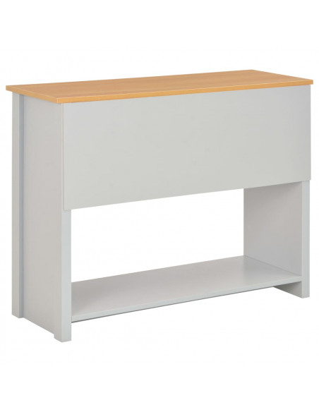 Tavolo Consolle Grigio 97x35x76 cm