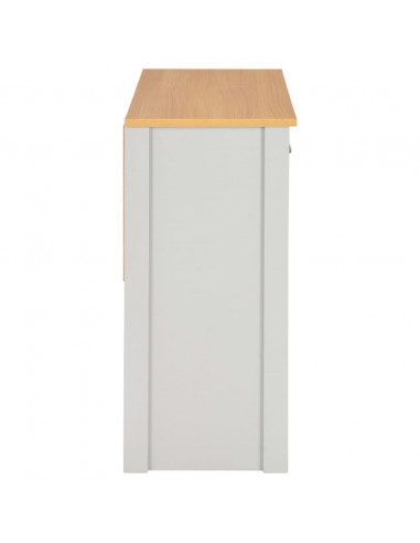 Tavolo Consolle Grigio 97x35x76 cm