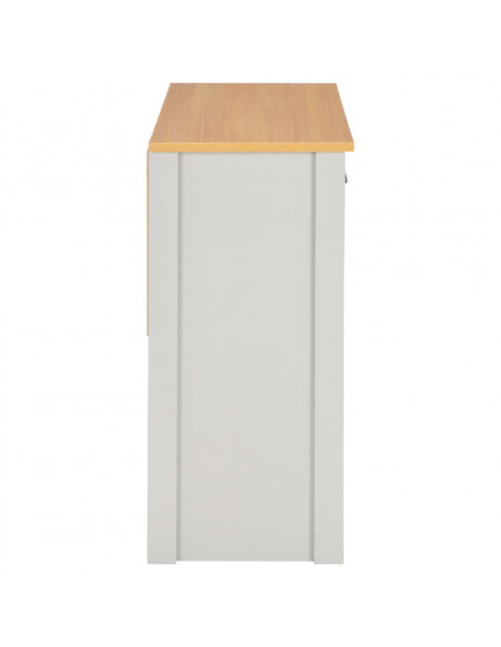Tavolo Consolle Grigio 97x35x76 cm