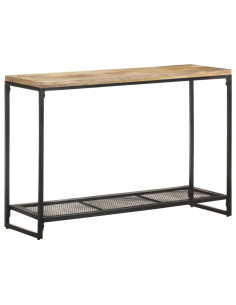Tavolo Consolle 110x35x75 cm in Legno Massello di Mango