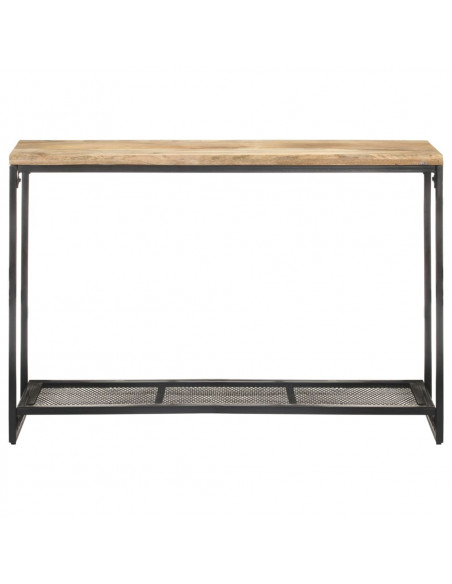 Tavolo Consolle 110x35x75 cm in Legno Massello di Mango