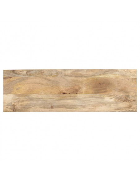 Tavolo Consolle 110x35x75 cm in Legno Massello di Mango