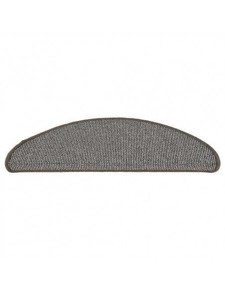 Tappetini per Scale 15 pz Grigi 65x21x4 cm