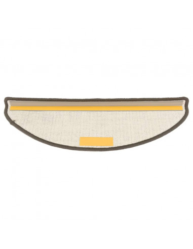 Tappetini per Scale 15 pz Grigi 65x21x4 cm