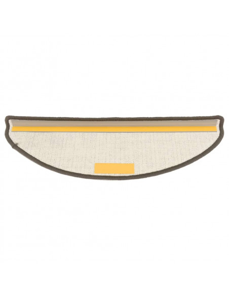 Tappetini per Scale 15 pz Grigi 65x21x4 cm