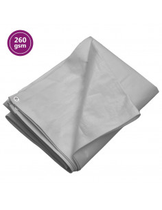 Telone 260 g/m² 6x12 m Grigio HDPE