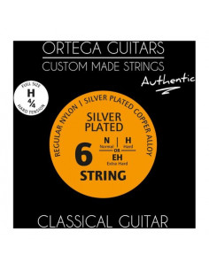 Muta corde chitarra classica Ortega NYA44H AUTHENTIC Hard Tension