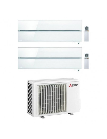 Condizionatore fisso dual Mitsubishi KIRIGAMINE Style Msz Ln 35+35 Bia