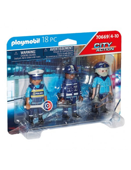 Squadra di poliziotti Playmobil 70669 CITY ACTION