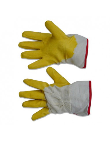 Guanti lavoro Neri 355010 Lisa C Beige e Giallo Beige e Giallo