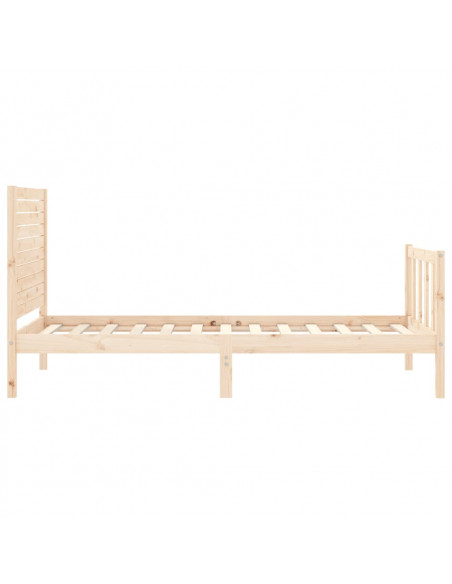Giroletto con Testiera 100x200 cm in Legno Massello