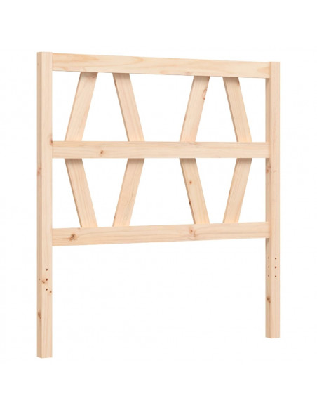 Giroletto con Testiera 100x200 cm in Legno Massello