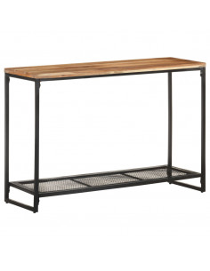 Tavolo Consolle 110x35x75 cm in Legno Massello di Acacia