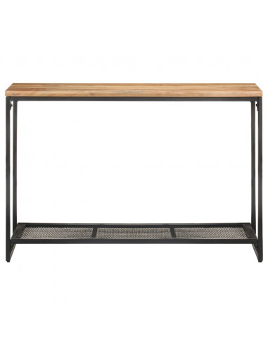 Tavolo Consolle 110x35x75 cm in Legno Massello di Acacia