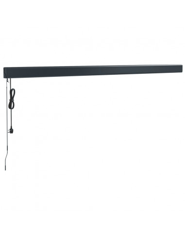 Tenda da Sole Retrattile Crema 4x3 m in Tessuto e Alluminio