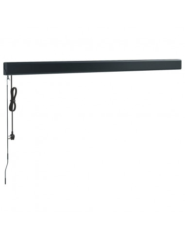 Tenda Retrattile Arancione Marrone 3,5x2,5m Tessuto e Alluminio