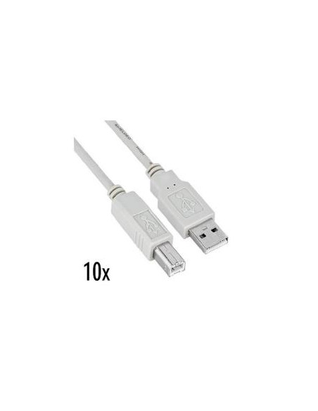 10X CAVO USB 2.0 1.8MT M/M A/B