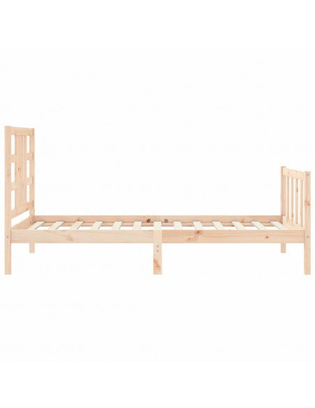 Giroletto con Testiera 100x200 cm in Legno Massello