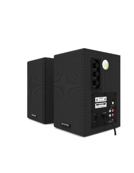 ECO100 PLUS BLACK EMPIRE-Sistema 2.0 con funzione di RISPARMIO ENERGETICO- 100 WATT