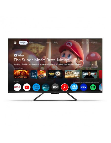 50 UHD 4K QLED FRAMELESS GOOGLE 144